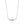 KNOT PENDANT SILVER DIAMOND NECKLACE
