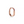 ORECCHINI LOCK MEDIUM PINK DIAMOND IN ORO ROSA
