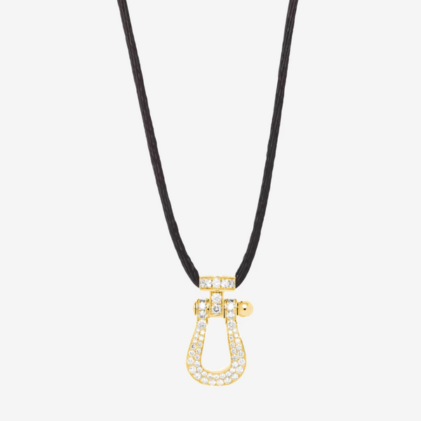 COLLANA CON PENDENTE FORCE 10 E DIAMANTI COMPLETI, MODELLO GRANDE