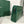 Borsa da toilette Goyard Jouvence in tessuto PVC verde con pelle di mucca