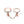 HM KELLY CLOCHETTE DOUBLE RING IN ROSE GOLD WITH DIAMONDS
