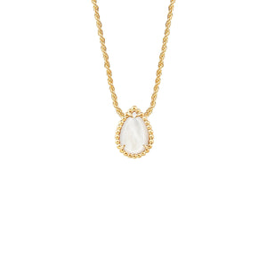 SERPENT BOHEME MOP PINK GOLD NECKLACE