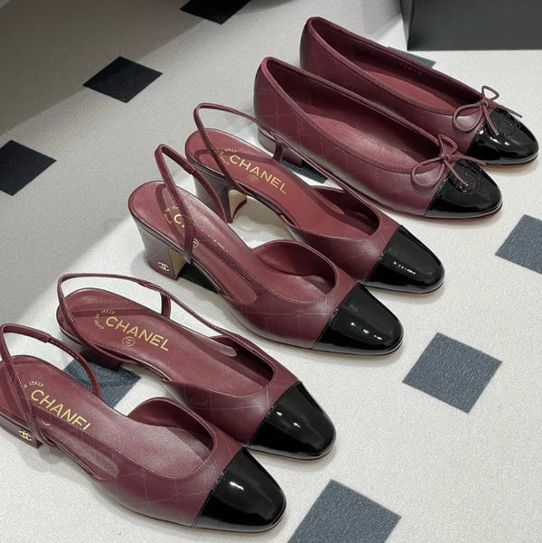 CC 25P Pelle di vitello trapuntata bordeaux