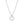 T CIRCLE PENDENT SILVER NECKLACE