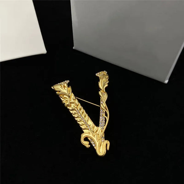 Versace Brooch Gold 171042