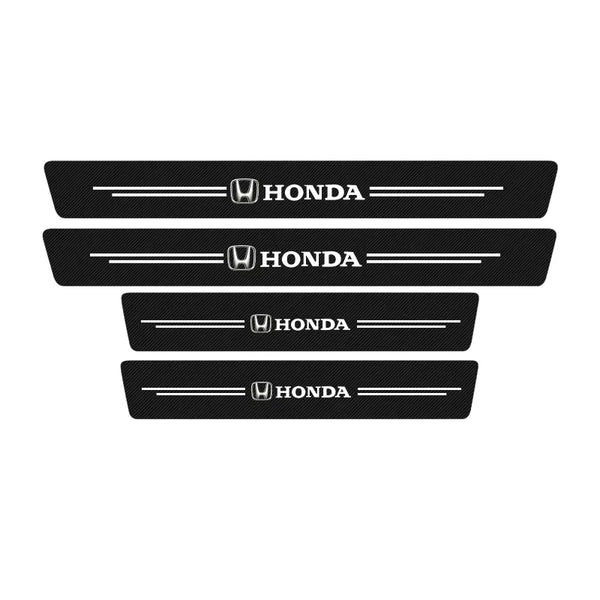 ( 4PCS ) Carbon Car Door Sills Stickers