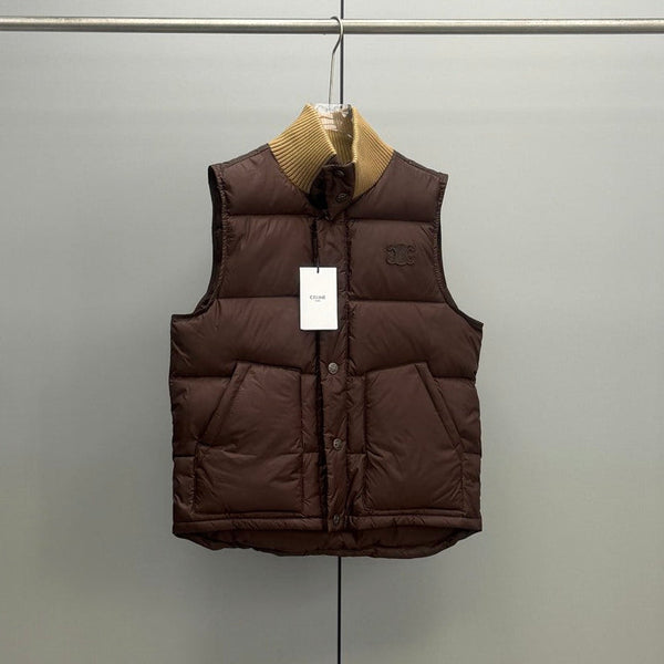 CE 2026 Knitted Collar Vest Nylon Down 427749