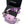 CC Purple And Beige Bag Charm