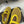 ALAIA BALLET FLATS IN YELLOW MESH FISHNET
