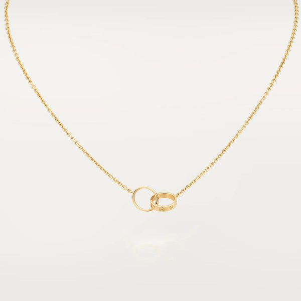 COLLANA LOVE DOPPIO ANELLO ORO
