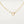LOVE NECKLACE 16MM 2 DIAMONDS