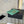 Porta carte Pra Gold Logo-Stamp in pelle Saffiano color menta