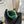 Porta carte Pra Gold Logo-Stamp in pelle Saffiano color menta