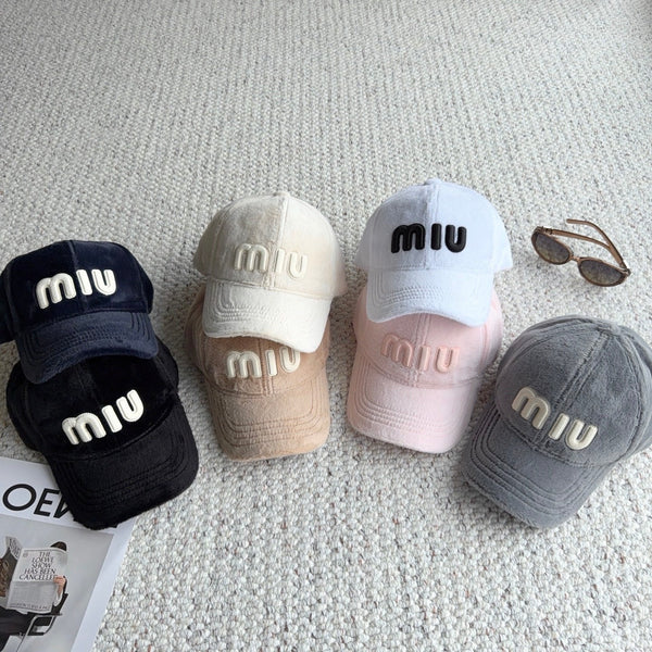 Miu Fleece Baseball Cap 515563