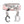 CD ENAMEL BOW RING PINK SILVER