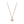 HAPPY HEART DIAMOND PINK GOLD NECKLACE