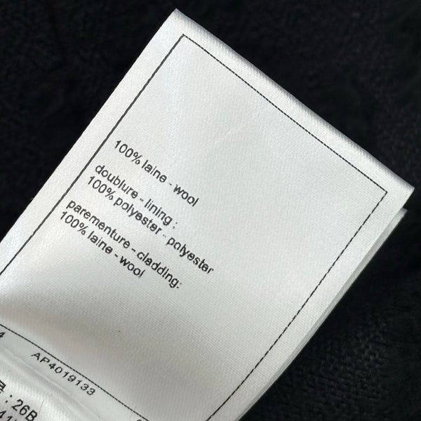 CC 26B Textured Wool Jacket Black Wool 444361
