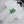 T-shirt ajusté CD en jersey de coton blanc avec motif Dior Clover vert