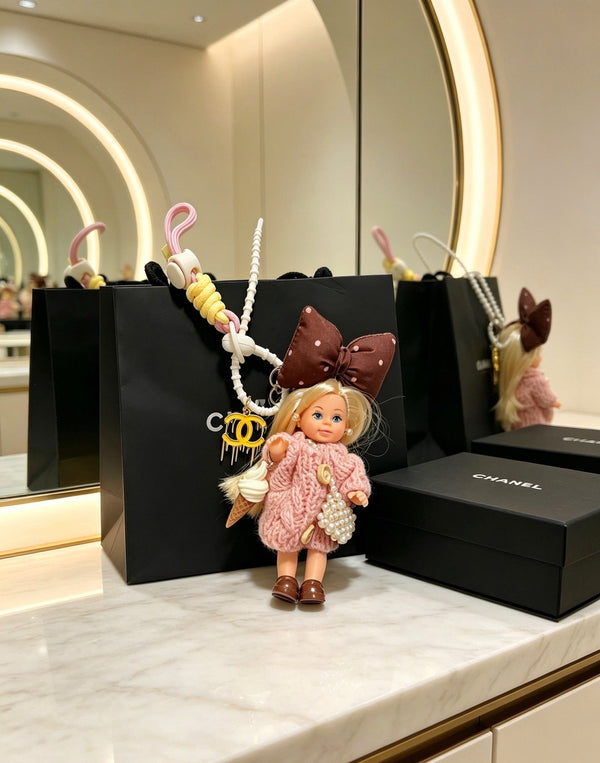 CC Pink Sweater Doll Charm