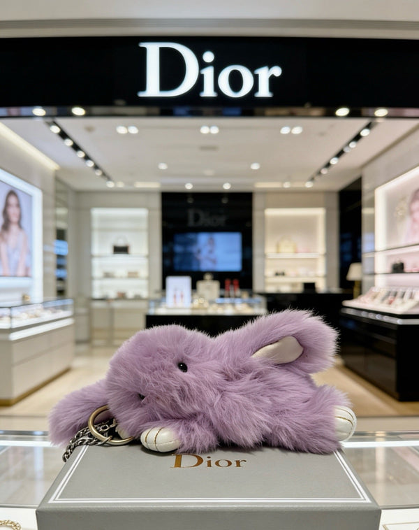 CD Purple Rabbit Charm