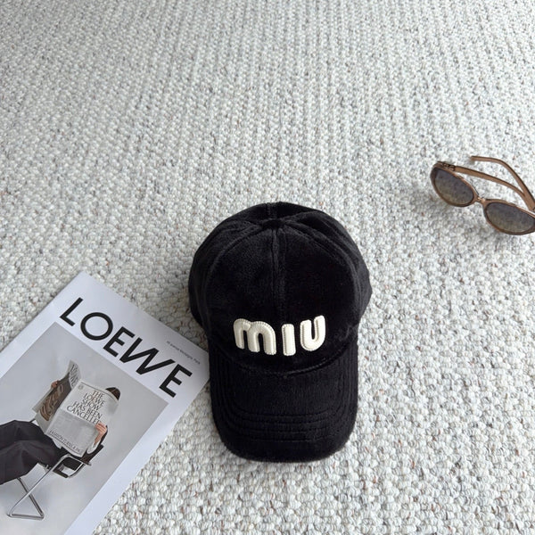Miu Fleece Baseball Cap 515563