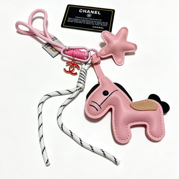 CC Pink Star And Horse Charm