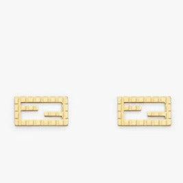 ORECCHINI IN ORO A FORMA DI MOTIVO BAGUETTE FF