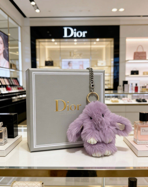 CD Purple Rabbit Charm