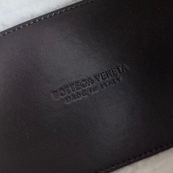 BV Wallace Mini Bag Brown White Lamb Fur Leather