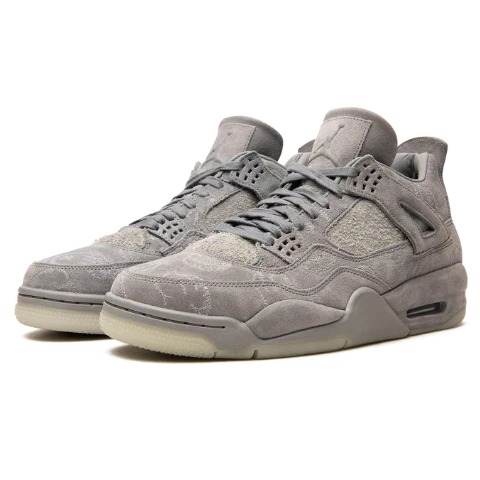 Nike Air Jordan 4 Retro Kaws Cool Grey Suede