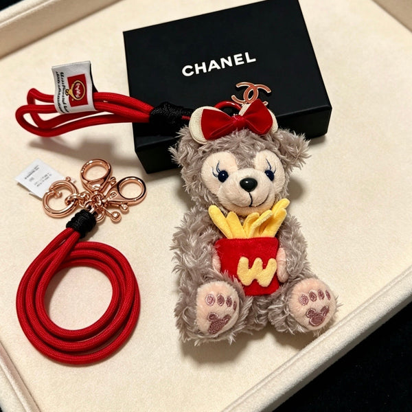 CC Plush Bear Charm With Potato Chips
