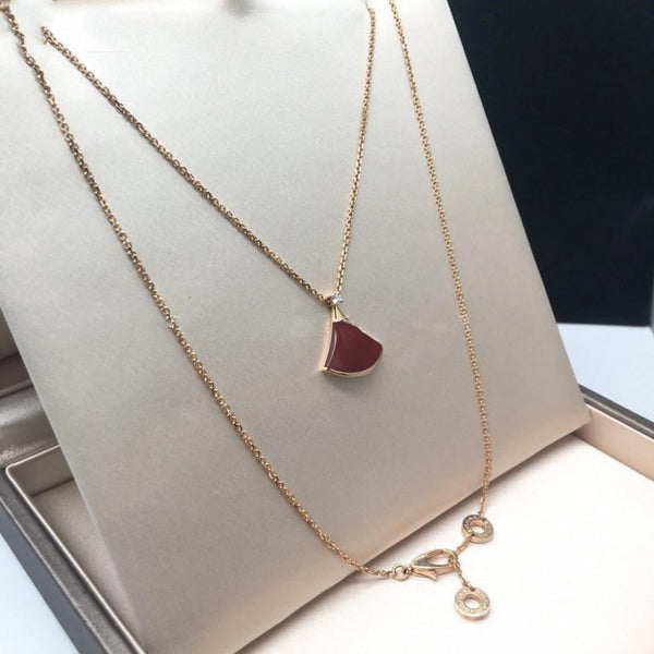 COLLANA DA SOGNO CORNIOLA 1 DIAMANTE