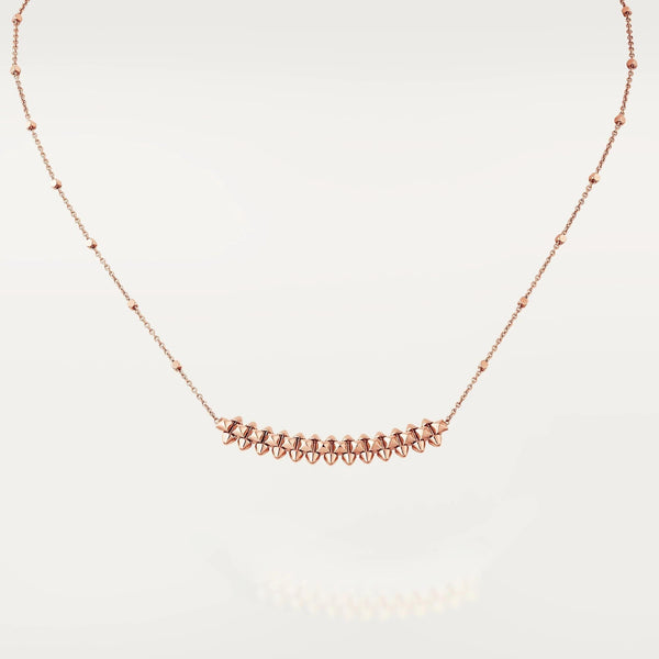 COLLANA CLASH IN ORO ROSA