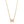 POP H NECKLACE PINK PENDANT GOLD HARDWARE