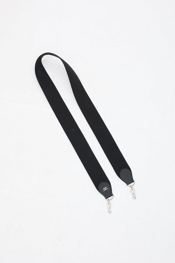 HM Evelyne Bag Strap Black Canvas Leather