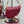 CD Saddle Bag 25cm Dark Red Grained Calfskin