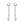 HM CHAINE D'ANCRE TWO-COLOR SILVER-PINK GOLD EARRINGS