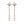HM CHAINE D'ANCRE DROP PINK GOLD EARRINGS