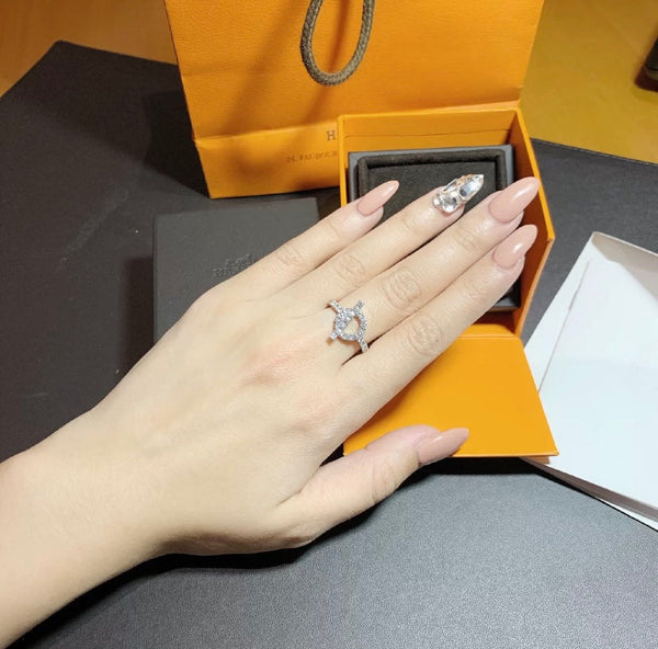 ANELLO ECHAPPEE ARGENTO DIAMANTE