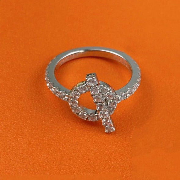ANELLO ECHAPPEE ARGENTO DIAMANTE