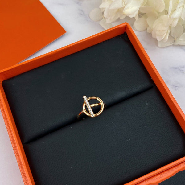 ANELLO ECHAPPEE CON DIAMANTI