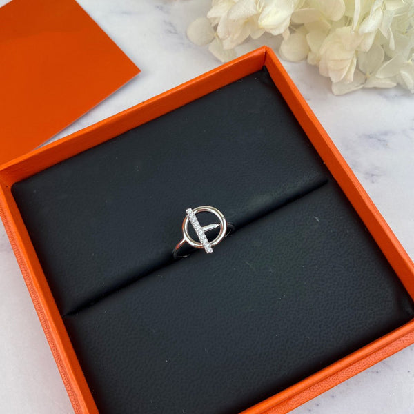 ANELLO ECHAPPEE CON DIAMANTI