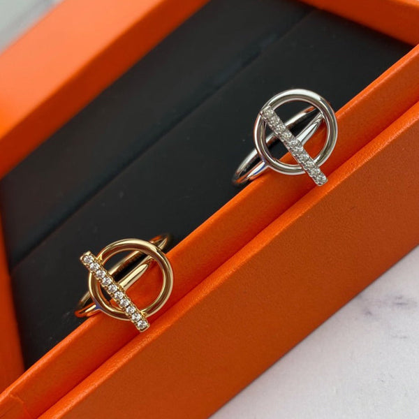 ANELLO ECHAPPEE CON DIAMANTI