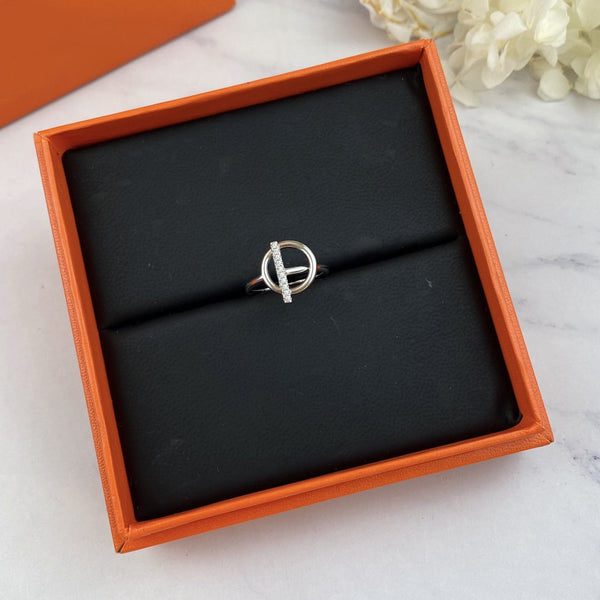 ANELLO ECHAPPEE CON DIAMANTI