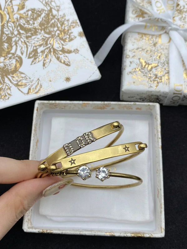 SET BRACCIALE D EVOLUTION IN METALLO FINITURA ORO ANTICO
