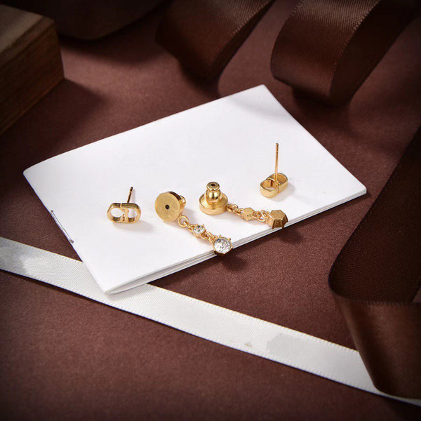 CD DROP ORECCHINI IN ORO CON 2 DIAMANTI