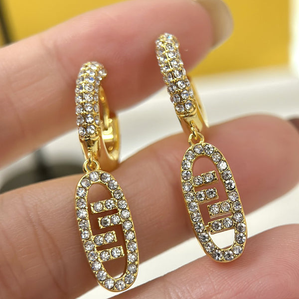 ORECCHINI FF O'LOCK ORO DIAMANTE