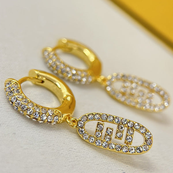 ORECCHINI FF O'LOCK ORO DIAMANTE