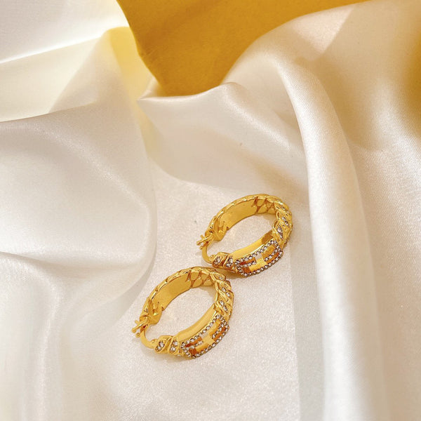 ORECCHINI BAGUETTE PICCOLI ORO DIAMANTE