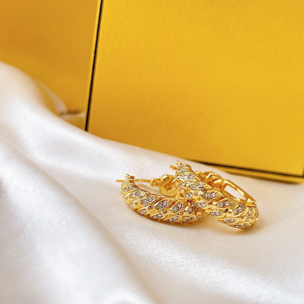 ORECCHINI BAGUETTE PICCOLI ORO DIAMANTE